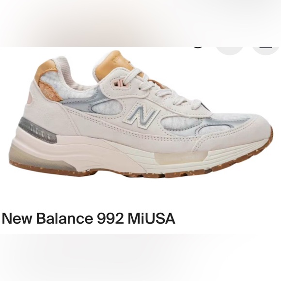 New Balance Shoes - New Balance 992 MiUSA women’s 9 raw silk Sneakers